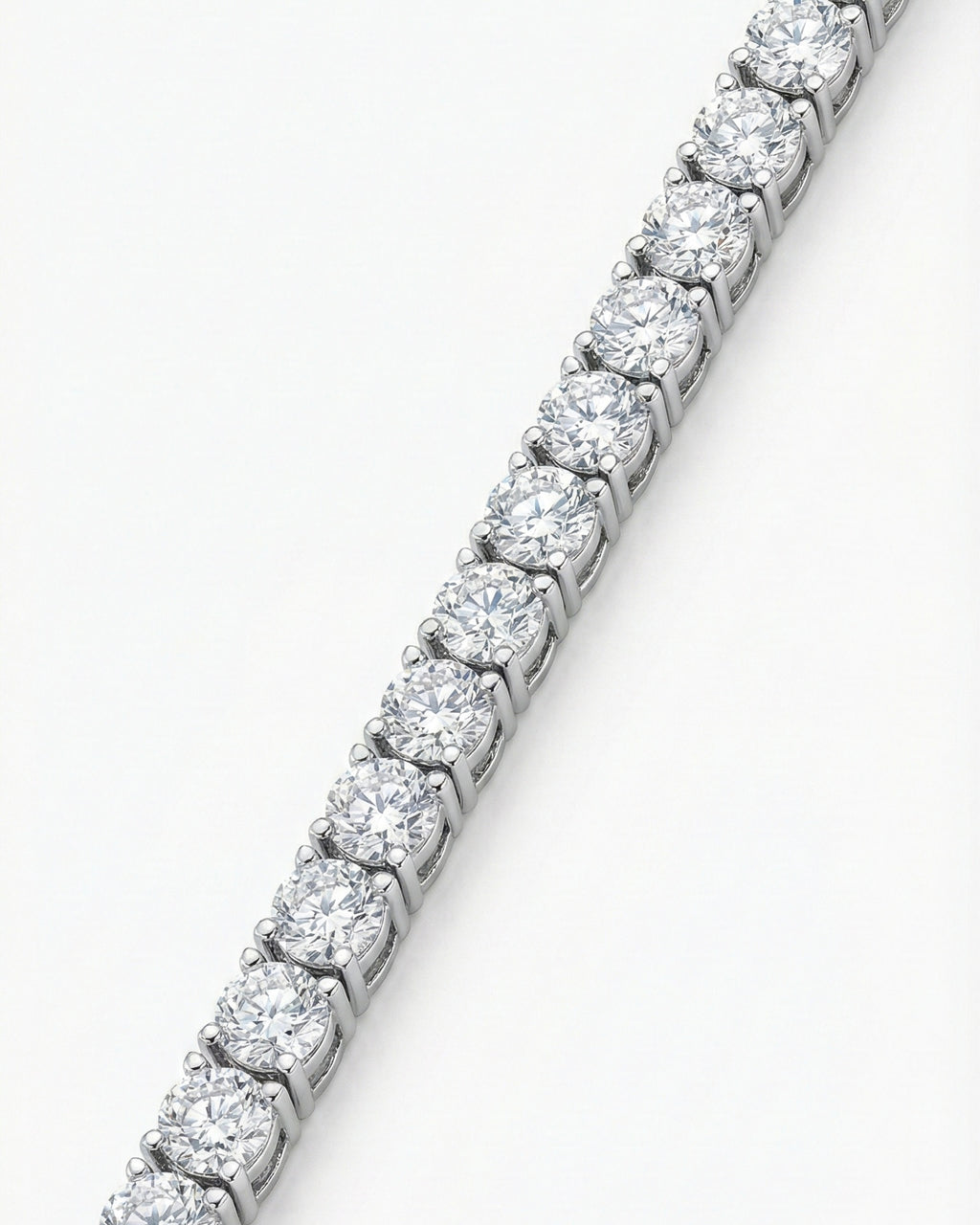 Camilla Tennis Bracelet - Silver