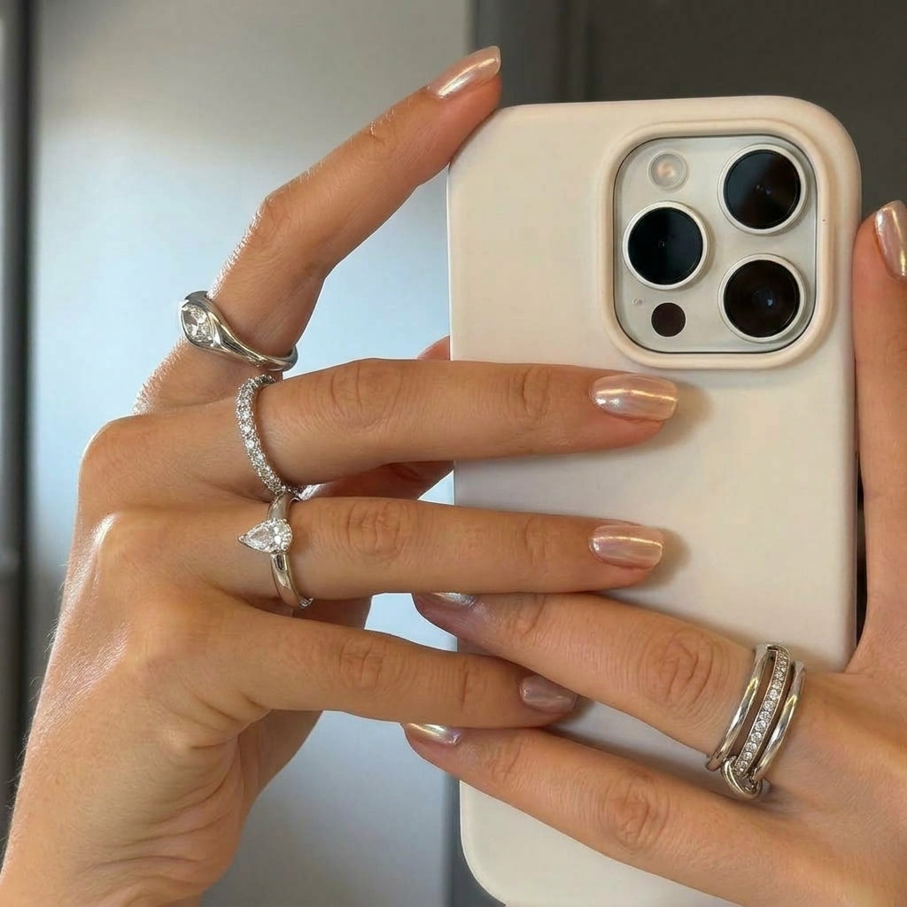 Dahlia Ring - Silver