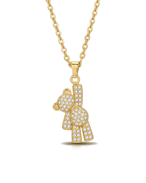 Honey Bear Necklace - Gold
