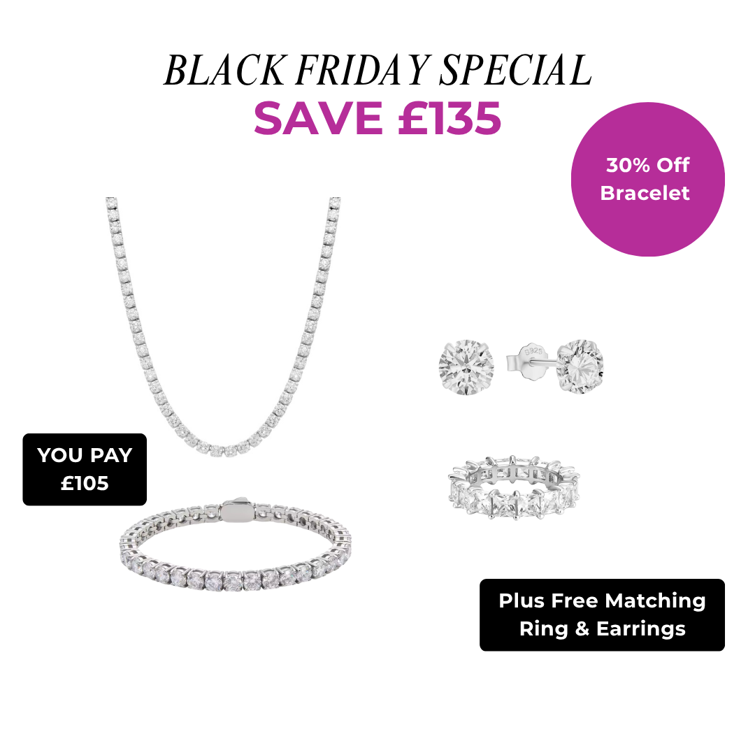 Camilla Tennis Set - Silver