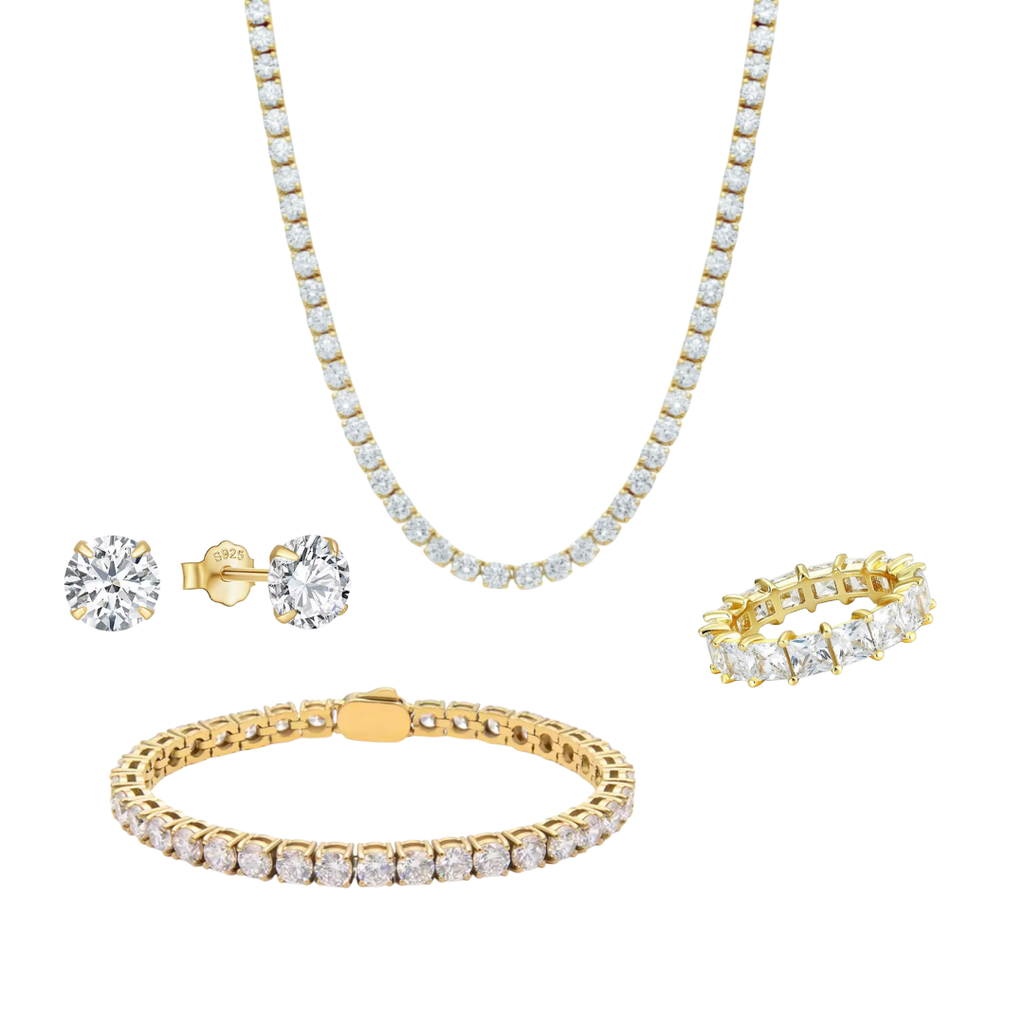 Camilla Tennis Set - Gold