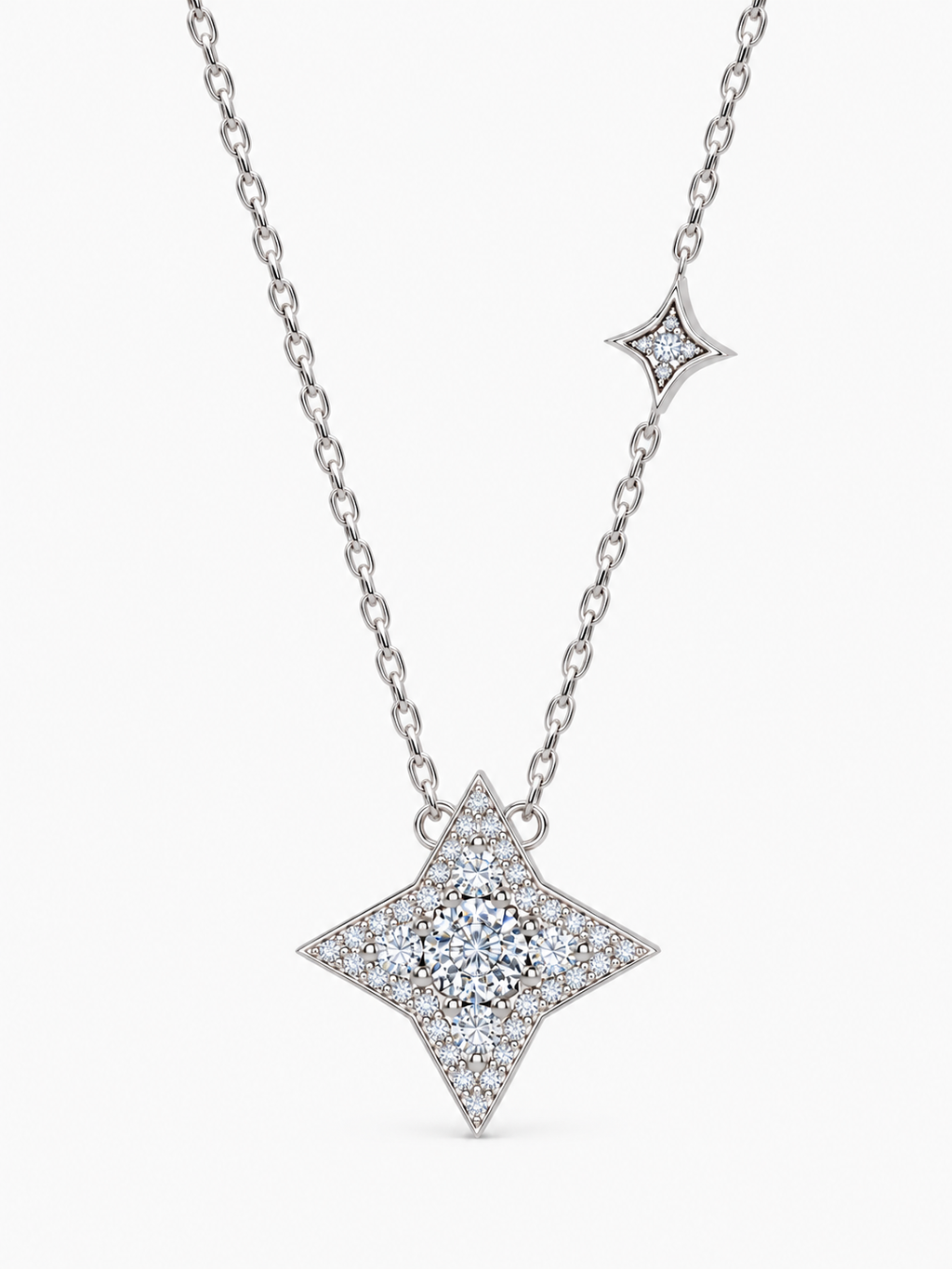 Miss Star Necklace - Silver