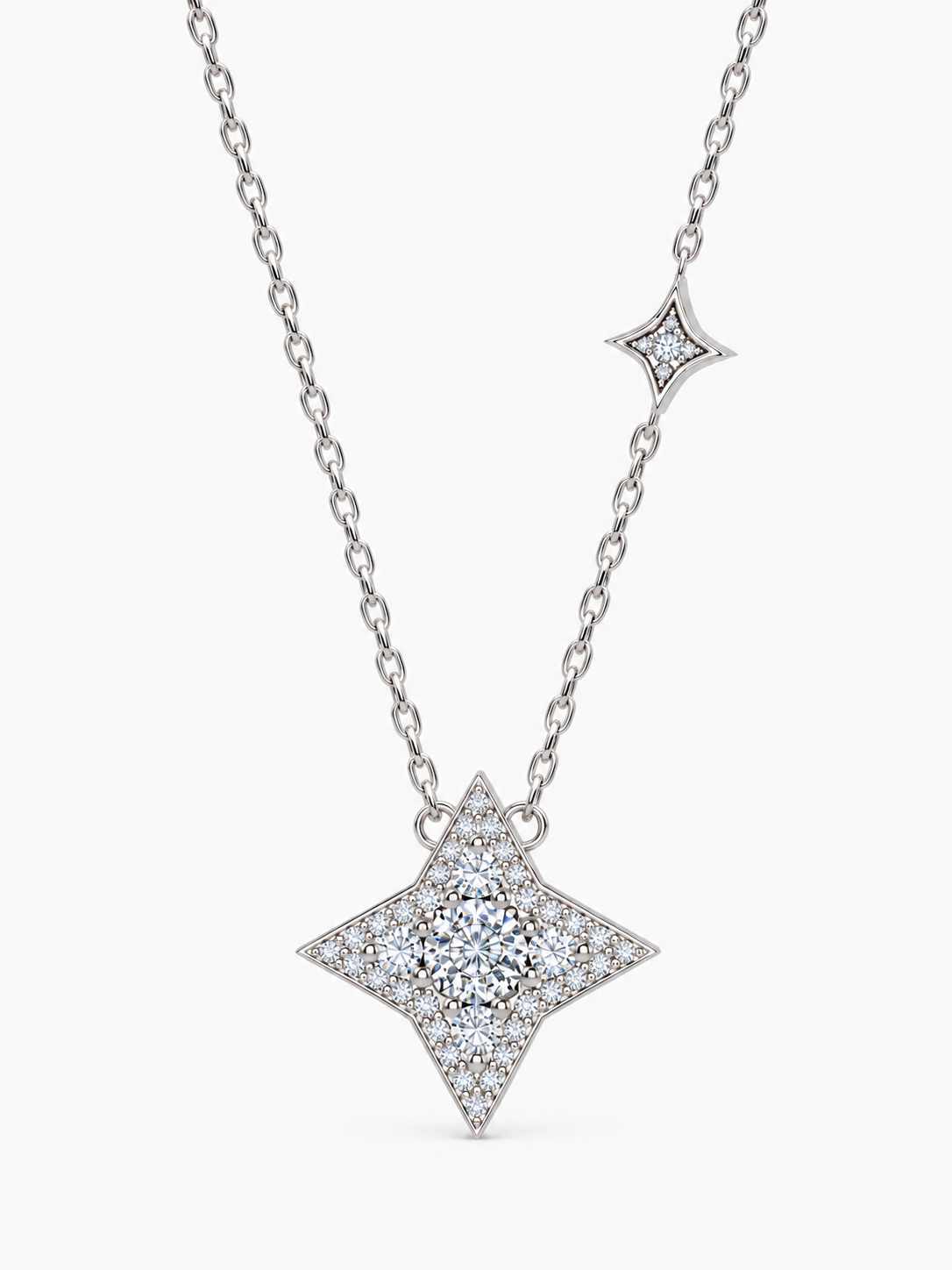 Miss Star Necklace - Silver