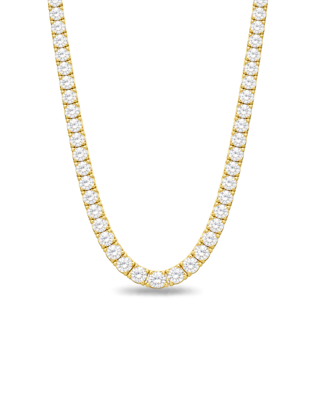 Camilla Tennis Necklace - Gold