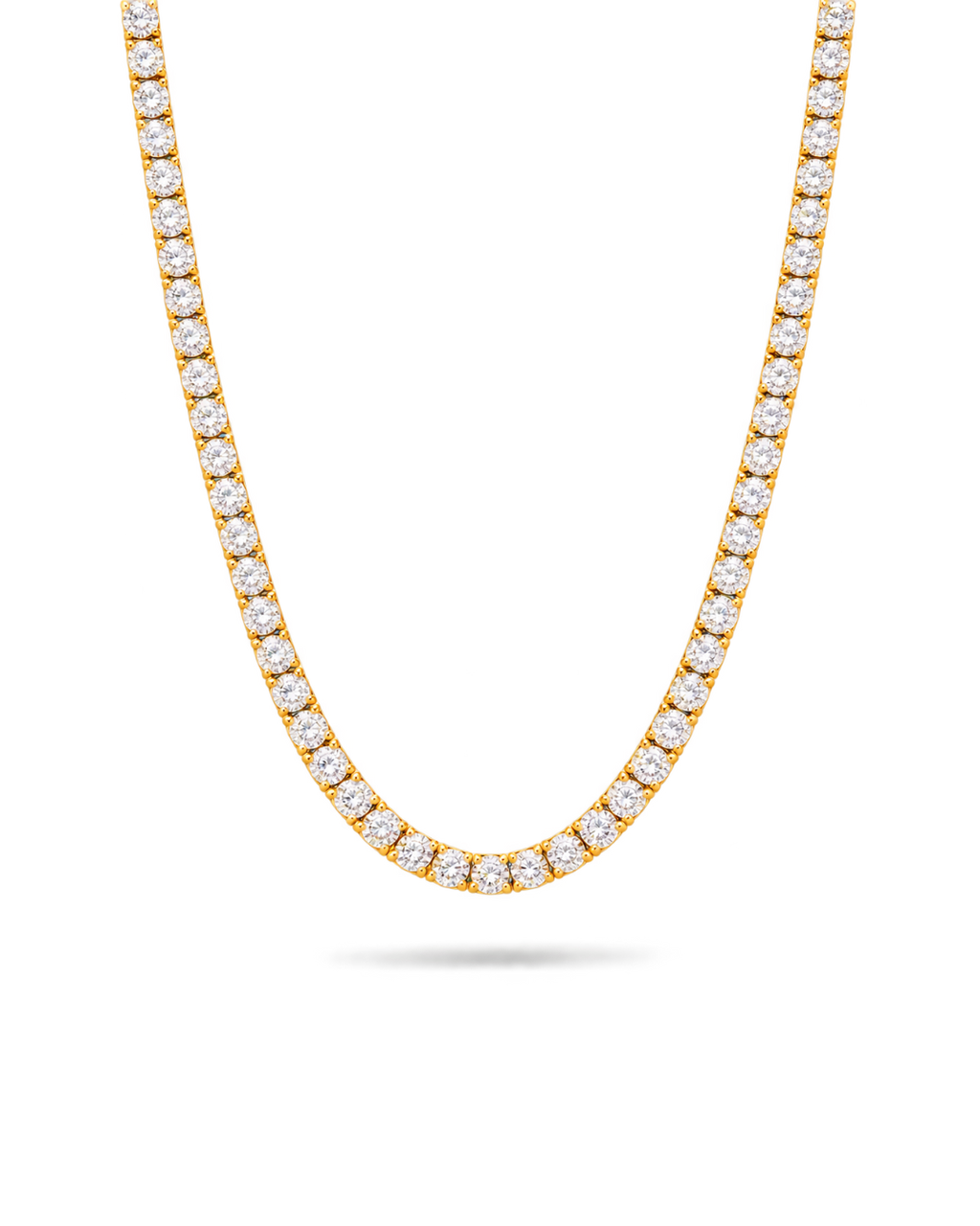 Camilla Tennis Necklace - Gold