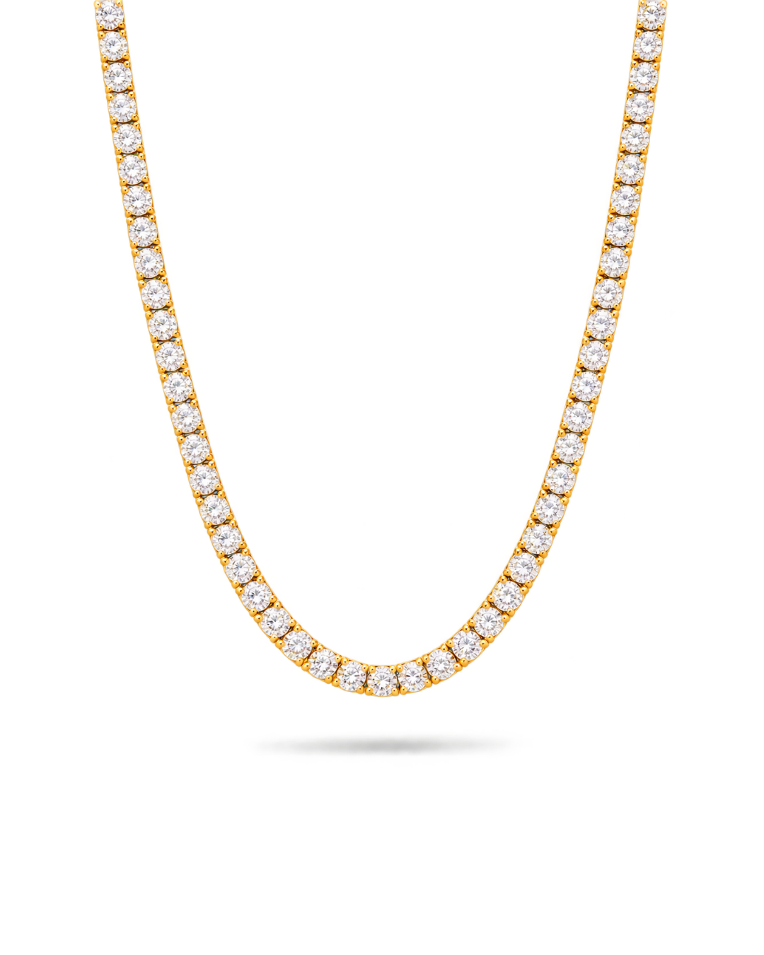 Camilla Tennis Necklace - Gold