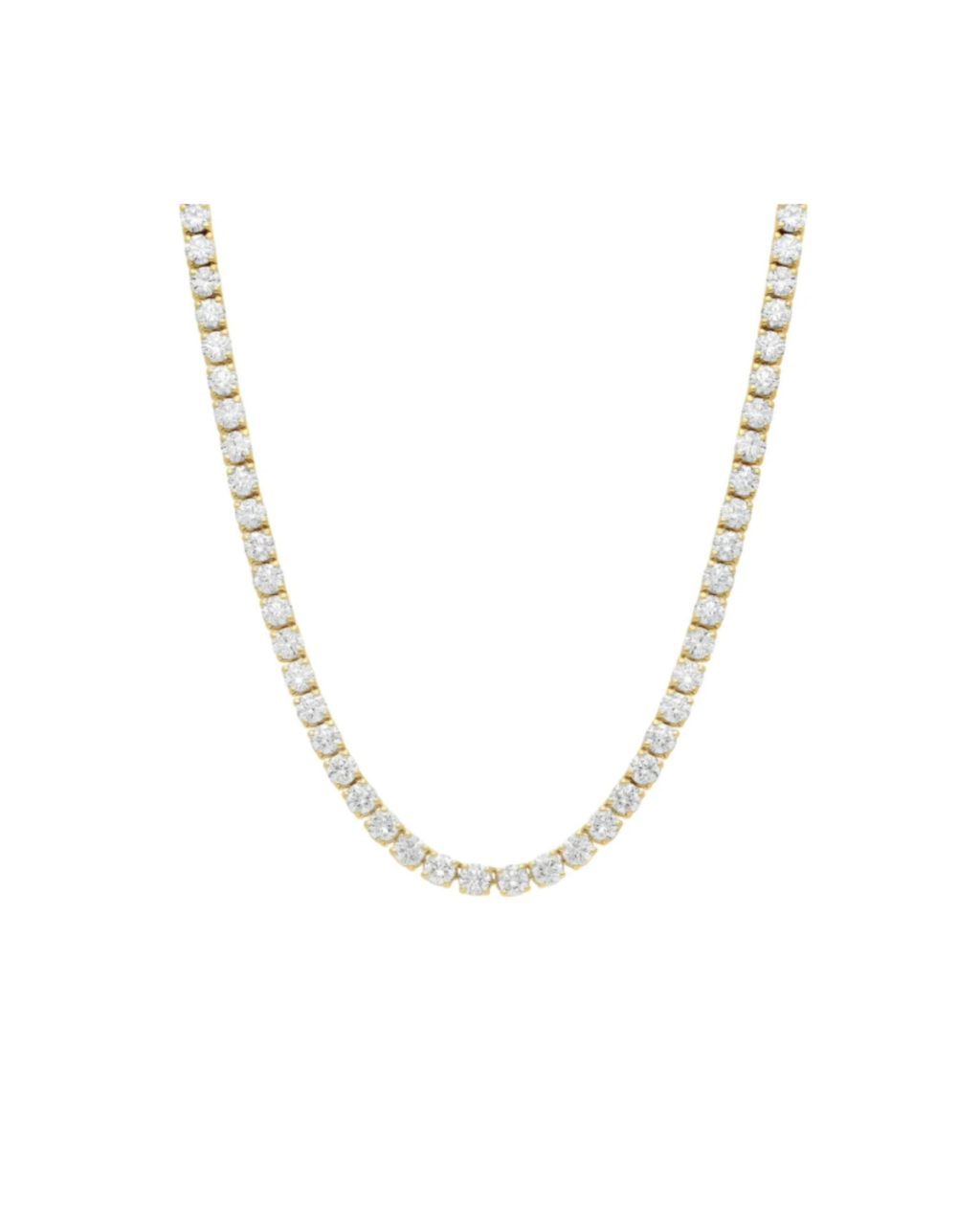 Camilla Tennis Necklace - Gold