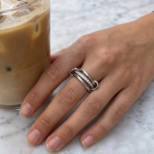 Dahlia Ring - Silver