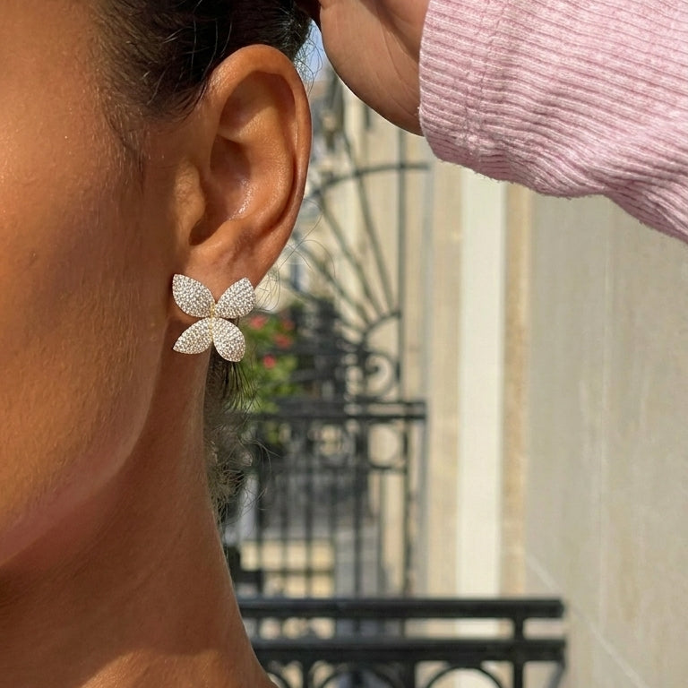 Elara Studs - Gold