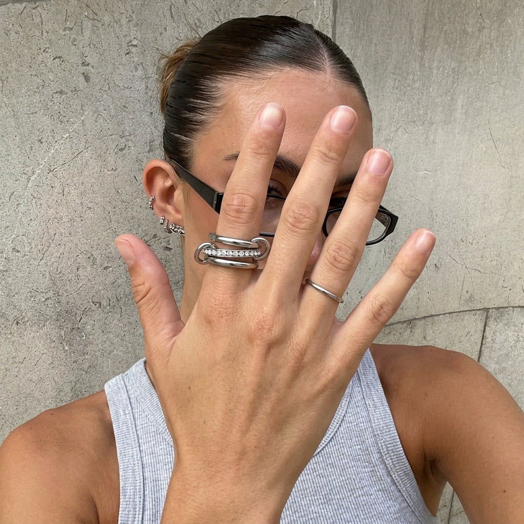 Dahlia Ring - Silver