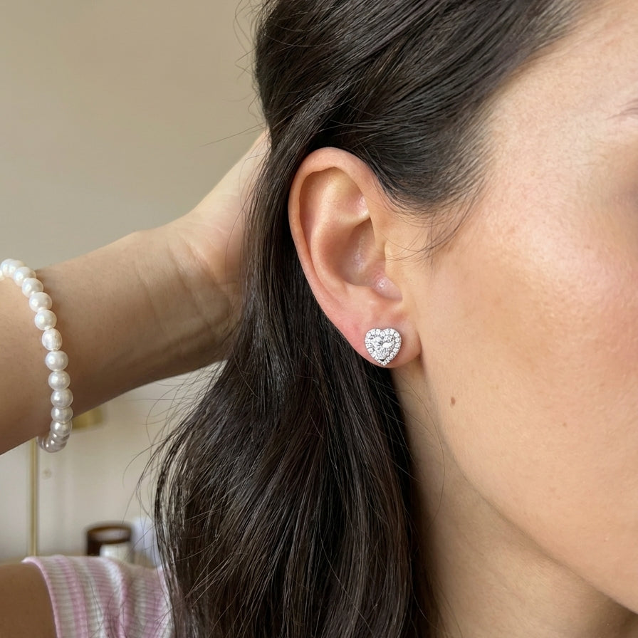 Chloe Studs - Silver