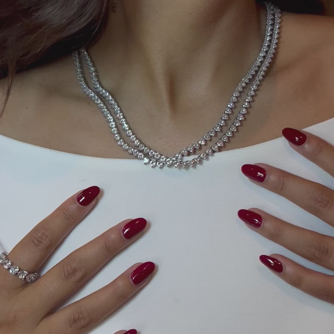 Natalia Necklace - Silver